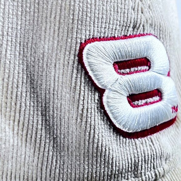 Dale Earnhardt Jr #8 Budweiser Hat Cap Corduroy NASCAR Chase Authentics Tan - Picture 7 of 12